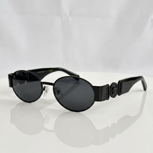 Versace Medusa Vintage Oval Sunglasses