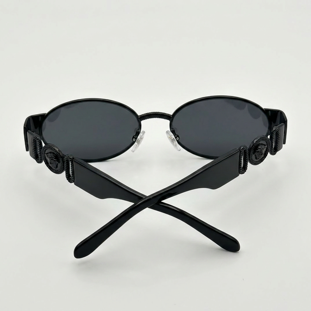 Versace Medusa Vintage Oval Sunglasses